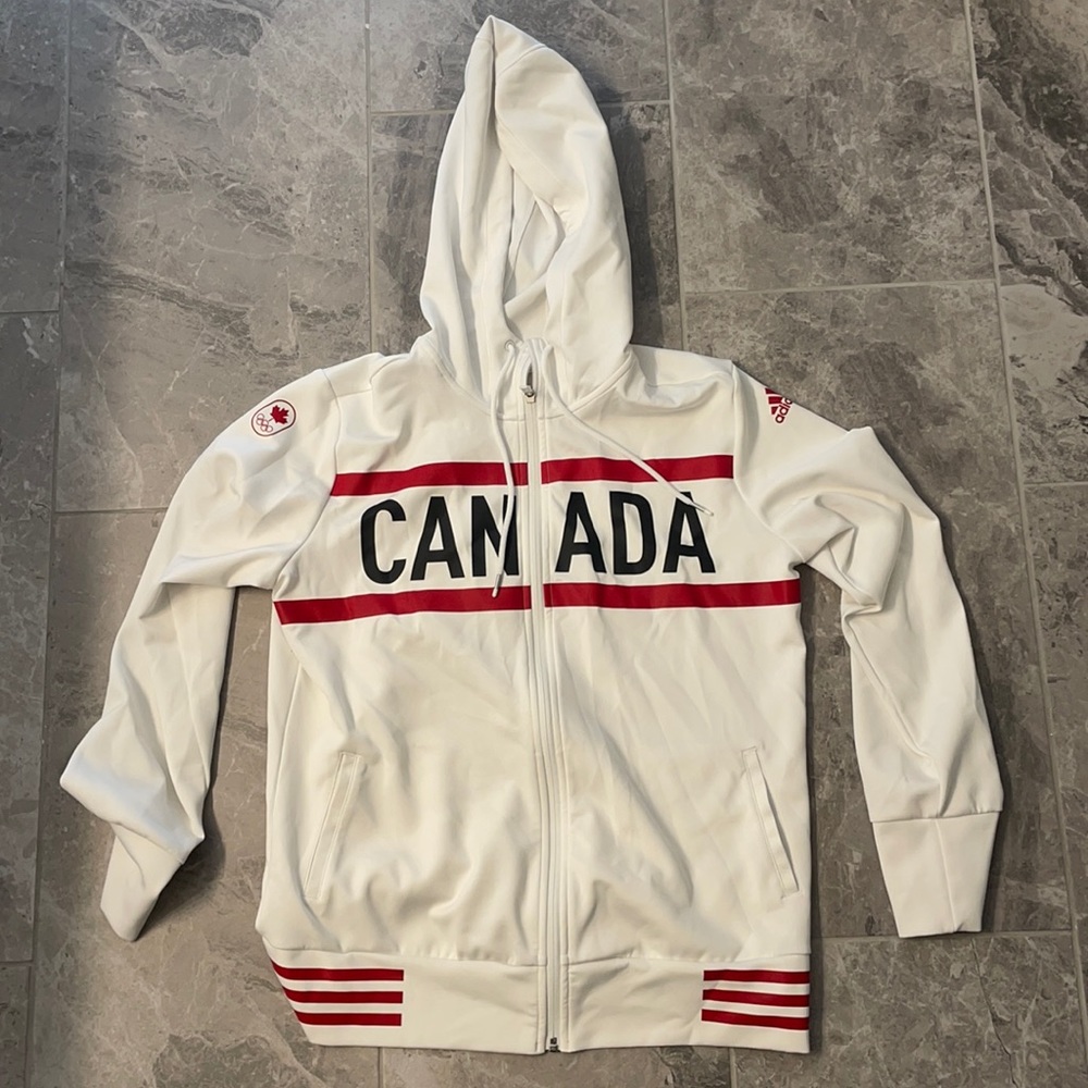 Team Canada Adidas zip up sweatshirt